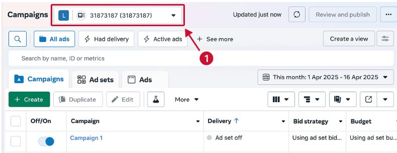 ID ads manager